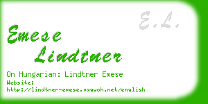 emese lindtner business card